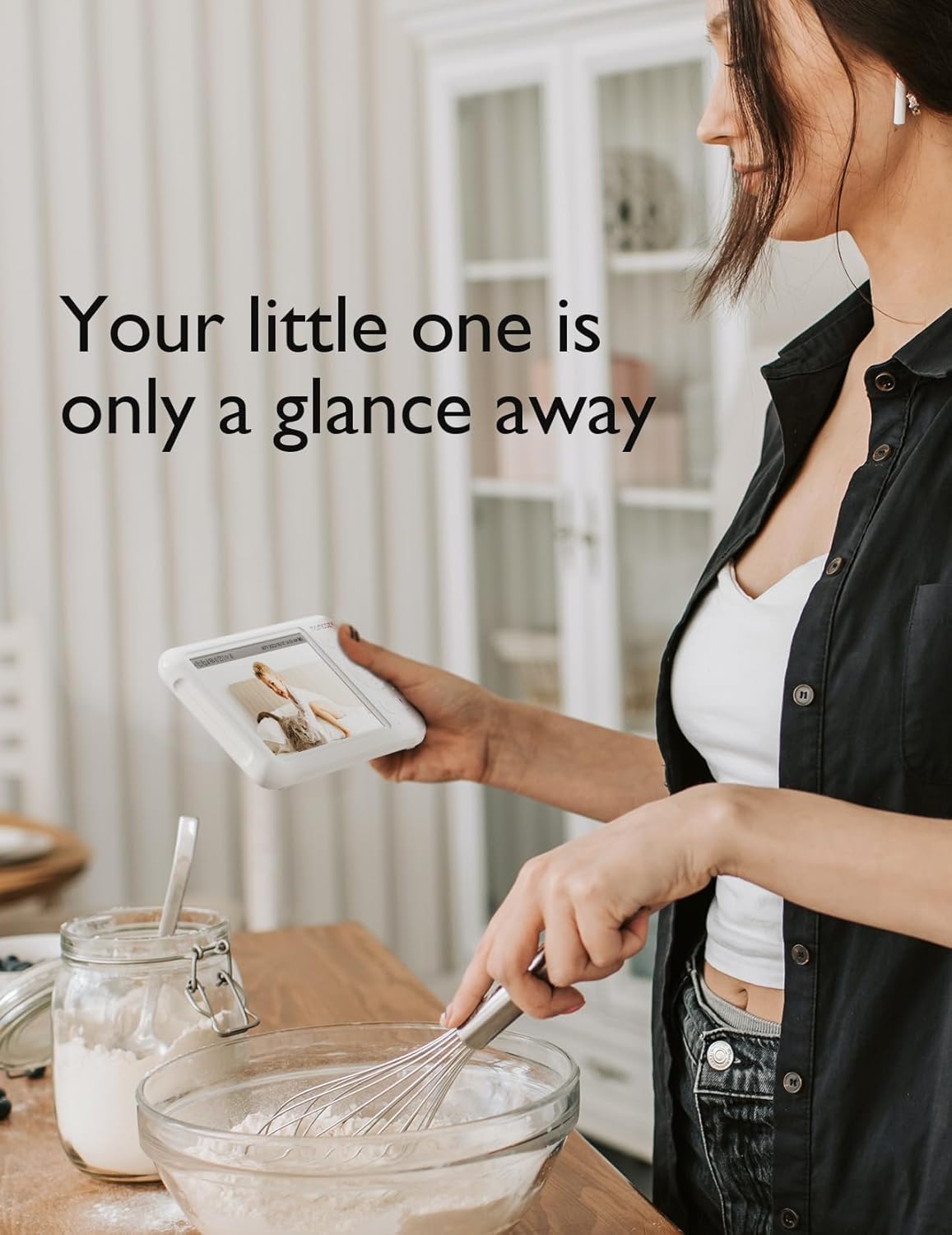 Momcozy 1080P Video Baby Monitor with Camera – 5” HD Display, Infrared Night Vision, 5000mAh Battery, 2-Way Audio, 960ft Range, BM01