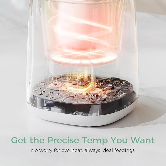 Momcozy Bottle Warmer, Fast Bottle Warmers for All Bottles with Timer, Accurate Temperature Control and Automatic Shut - Off, Multifunctional Bottle Warmer for Breastmilk - Adenzo Comfies