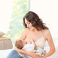 Momcozy Breast Milk Collector, Milk Collectors for Breastfeeding, Reusable Breast Milk Shells, Silicone Catcher with More Fit & Soft (3oz/90ml, 1 Count) - Adenzo Comfies