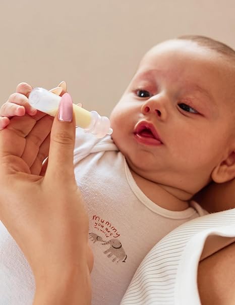 Momcozy Silicone Colostrum Collector Set – Reusable BPA-Free Colostrum Syringe Alternative for Collecting, Storing & Feeding, 5ml