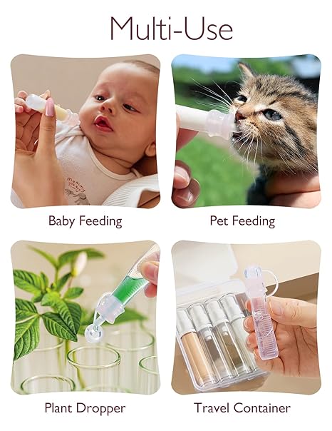 Momcozy Silicone Colostrum Collector Set – Reusable BPA-Free Colostrum Syringe Alternative for Collecting, Storing & Feeding, 5ml