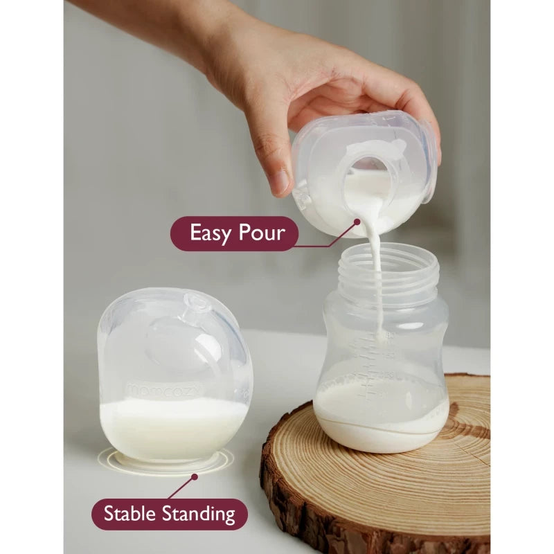 Momcozy Milk Collector for Breastmilk, Silicone Breast Milk Shells