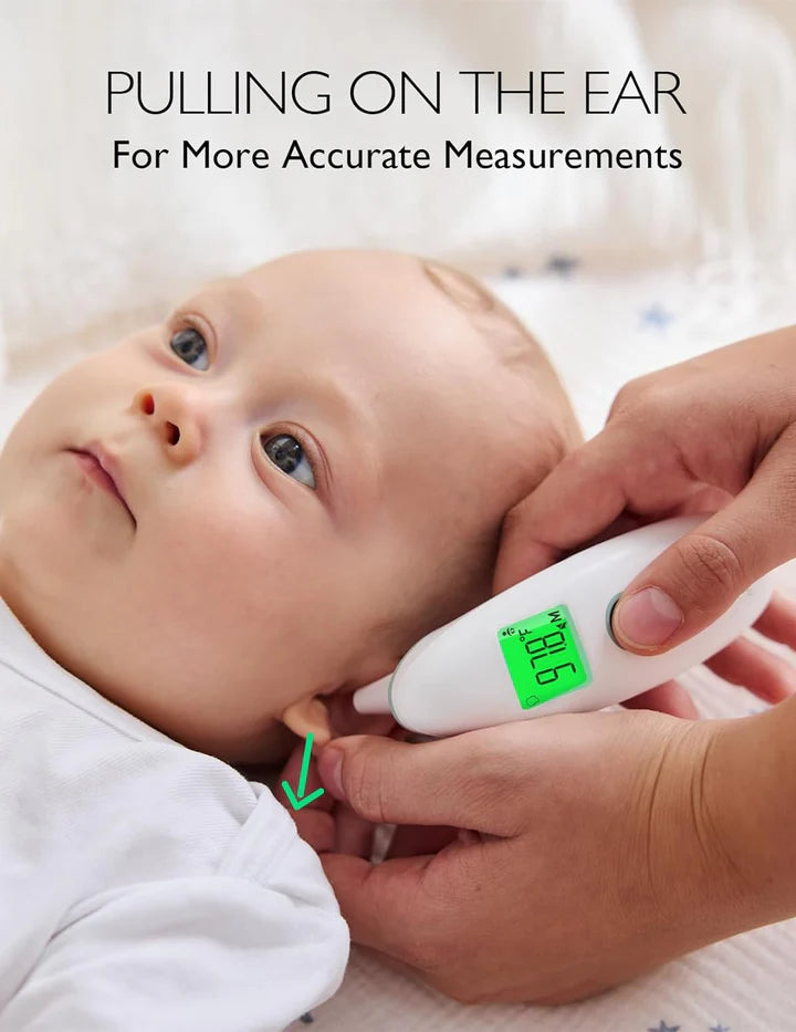 Momcozy Non-Contact Forehead and Ear Thermometer, Digital Infrared Thermometer for infants and kids