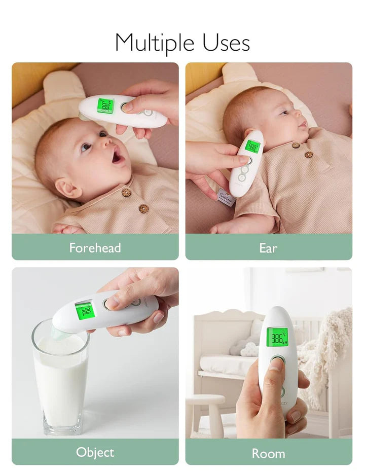 Momcozy Non-Contact Forehead and Ear Thermometer, Digital Infrared Thermometer for infants and kids