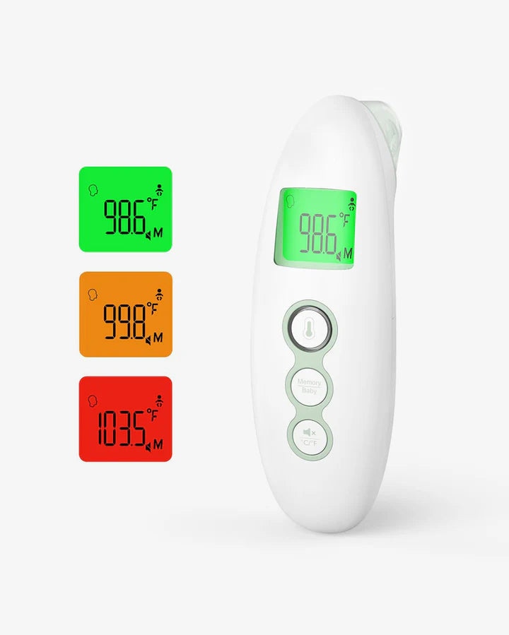 Momcozy Non-Contact Forehead and Ear Thermometer, Digital Infrared Thermometer for infants and kids