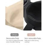 Momcozy Nursing Bra for Breastfeeding, Seamless Maternity Bra for Women Smooth Black - Adenzo Comfies