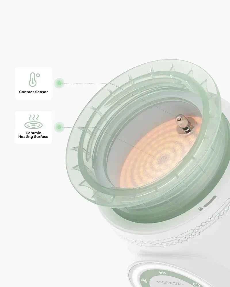 Momcozy Portable Bottle Warmer for Travel - Fast Heating, Leak - Proof, Long Battery Life, Compatible with Dr. Brown, Philips Avent, Medela, Tommee Tippee, Comotomo - Adenzo Comfies