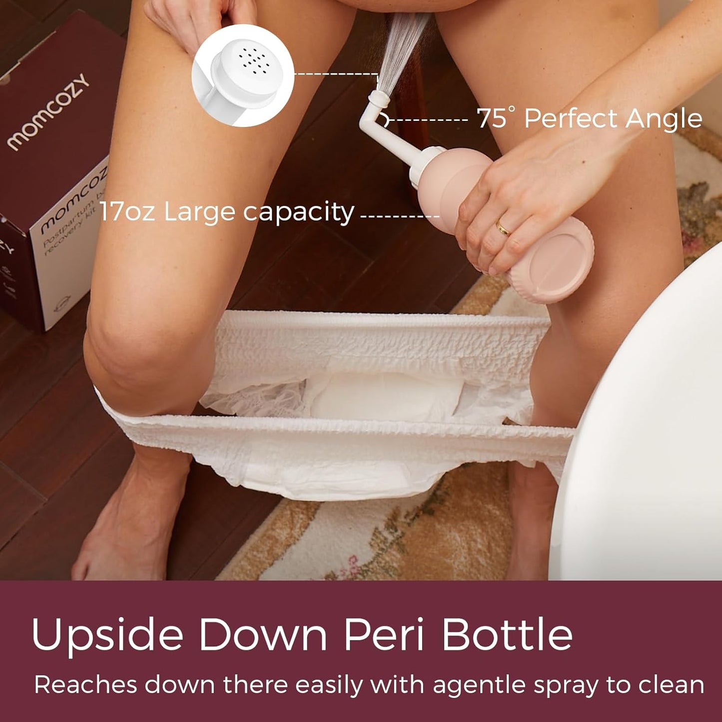 Momcozy Postpartum Recovery Essentials Kit | Complete Labor & Delivery Care Set for New Moms