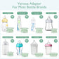 Momcozy Portable Bottle Warmer for Travel MW03 - Fast Heating, Leak-Proof, Long Battery Life, Compatible with Dr. Brown, Philips Avent, Medela, Tommee Tippee, Comotomo - Adenzo Comfies