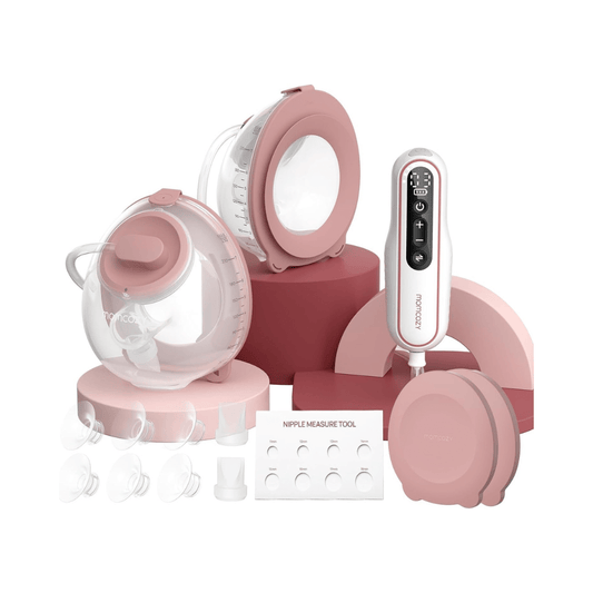 Momcozy Wearable Breast Pump V2 Pro - Ultra-Lightweight Double Electric Hands-Free Portable Pump - Adenzo Comfies