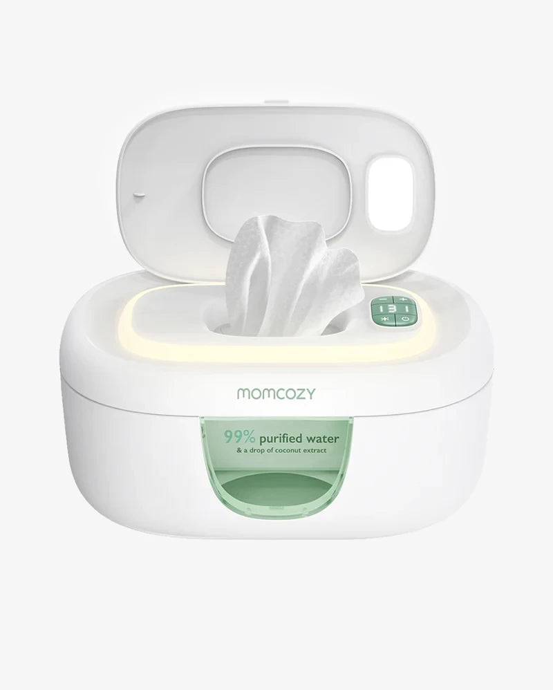 Momcozy Large Capacity Baby Wipe Warmer with Top Heating & Adjustable Night Light