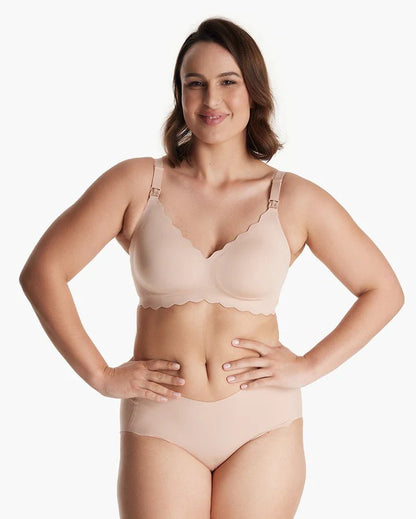 Momcozy Nursing Bras Seamless Wireless Classic Jelly Strip Support Breastfeeding Maternity Bra - Adenzo Comfies