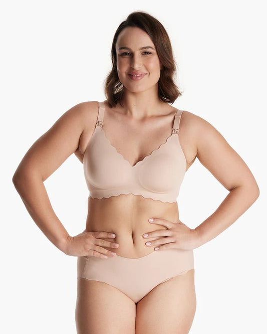 Momcozy Nursing Bras Seamless Wireless Classic Jelly Strip Support Breastfeeding Maternity Bra - Adenzo Comfies