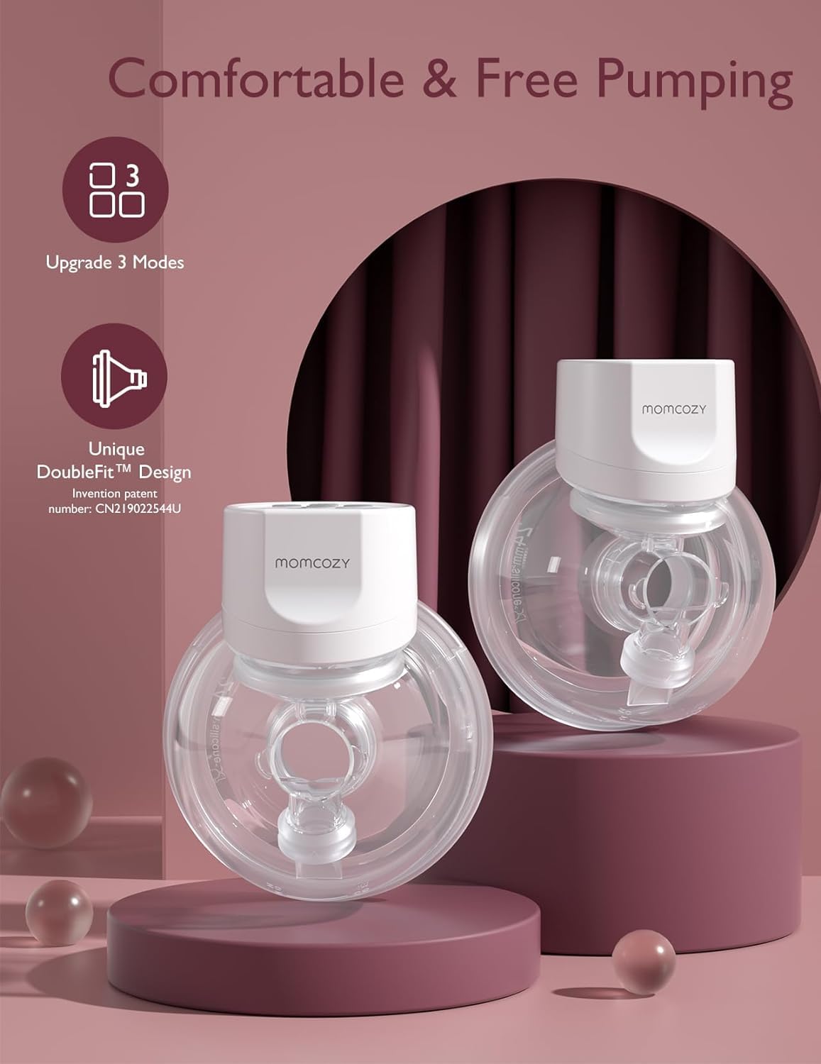 Momcozy Hands-Free Breast Pump S12 Pro, Wearable & Portable Pump - Adenzo Comfies