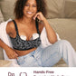 Momcozy Hands-Free Pumping Bra – Seamless Wireless Nursing & Maternity Bra with Fixed Padding, 4-in-1 for Wearable & Standard Breast Pumps - Adenzo Comfies