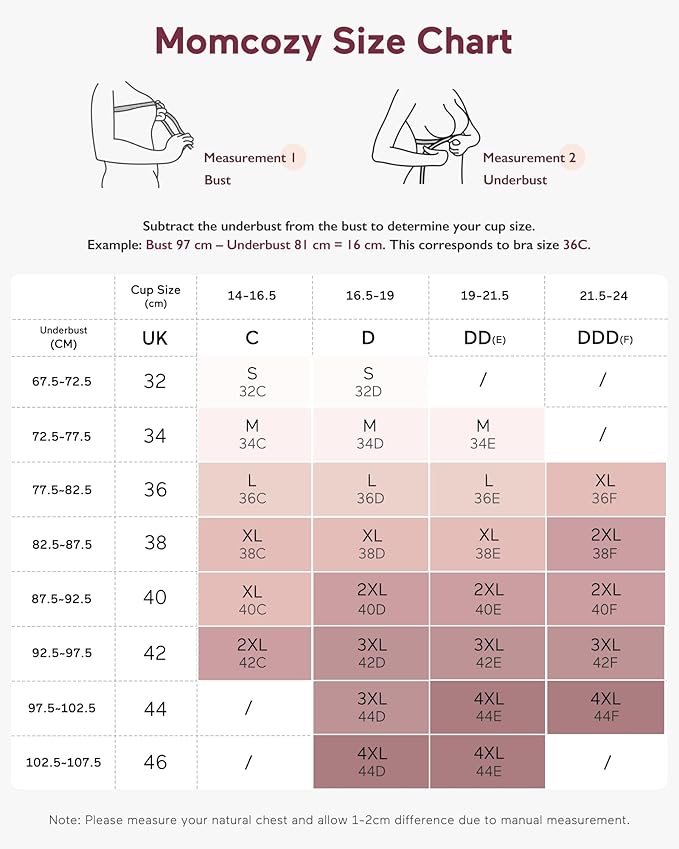 Momcozy Hands-Free Pumping Bra – Seamless Wireless Nursing & Maternity Bra with Fixed Padding, 4-in-1 for Wearable & Standard Breast Pumps - Adenzo Comfies