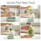 Momcozy Squeeze Station Baby Food Maker - BPA - Free Puree and Pouch Filler for Toddlers, Dishwasher Safe with Reusable Pouches - Adenzo Comfies