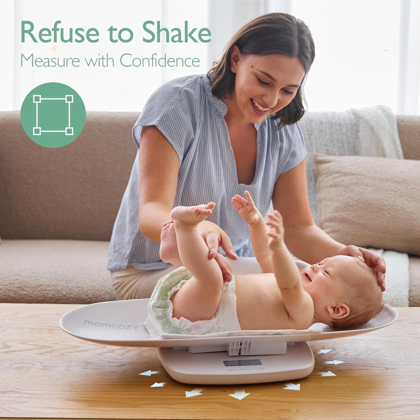 Momcozy Baby Scale – Multi-Function Digital Scale for Baby, Toddler, Pet & Adult