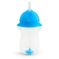 Munchkin Any Angle™ Click Lock Weighted Straw Trainer Cup 10oz - Pink 12 months +