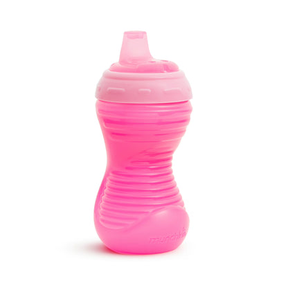 Munchkin 10 oz Sippy Cups, Mighty Grip Spill-Proof, for Children 9 Months and Up, Contoured Design, Soft Silicone Spout, Dishwasher and Freezer Safe