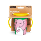 Munchkin Miracle 360° WildLove Trainer Cup| 6 oz/177 ml |Spill-Proof| BPA-Free Toddler Cup with 360° Drinking Edge - Eco-Friendly Packaging |Elephant - Adenzo Comfies