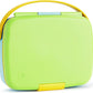 Munchkin - Bento Lunch Box for Kids and Babies, Includes Stainless Steel Utensils, BPA-Free, for Ages 18 Months and Up, Blue/Green/Yellow