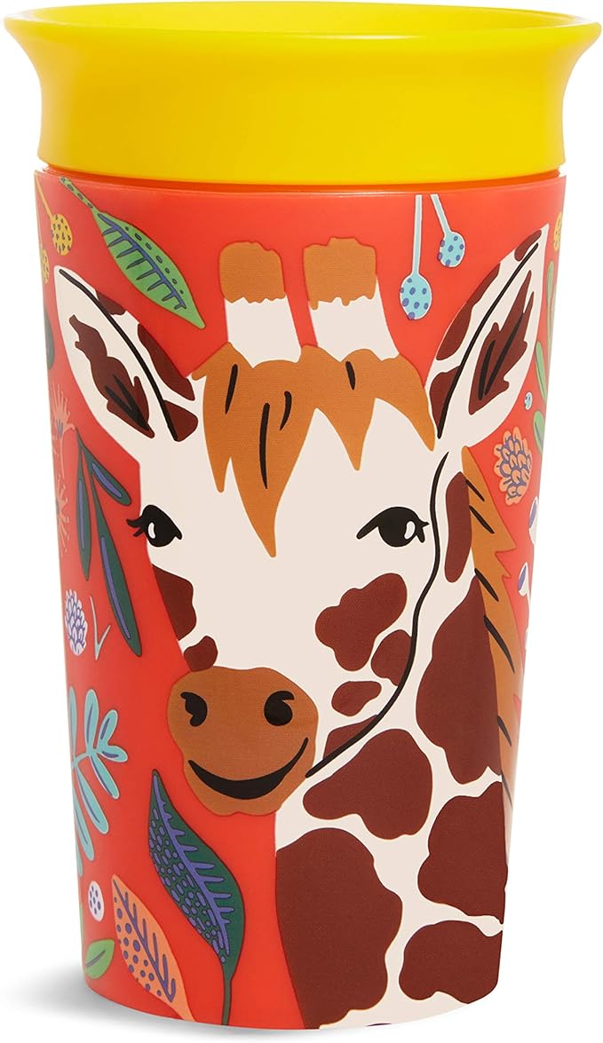 Munchkin Miracle 360 Wildlove Sippy Cup, 9 Oz, Giraffe