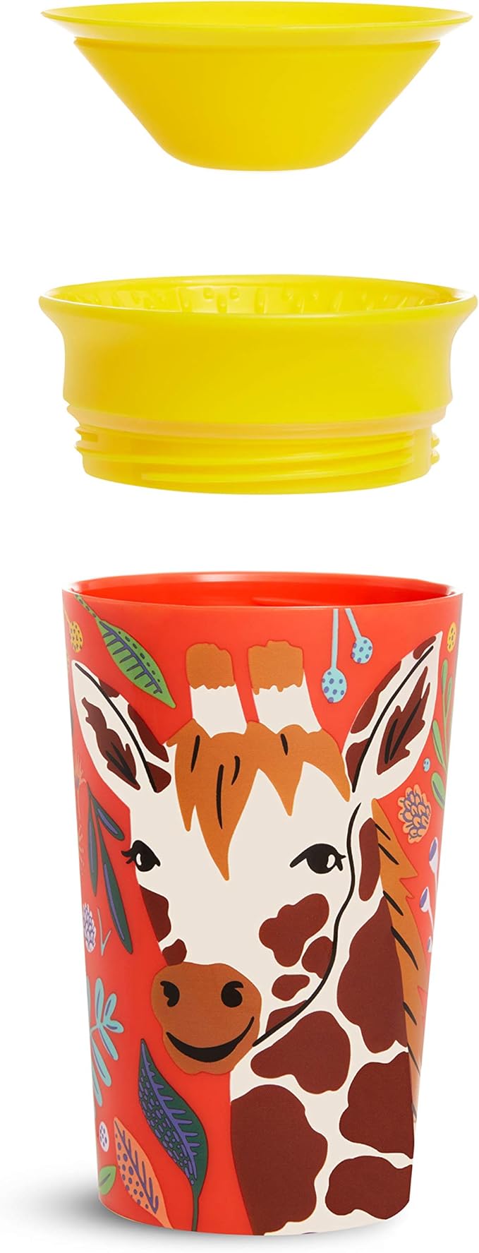 Munchkin Miracle 360 Wildlove Sippy Cup, 9 Oz, Giraffe