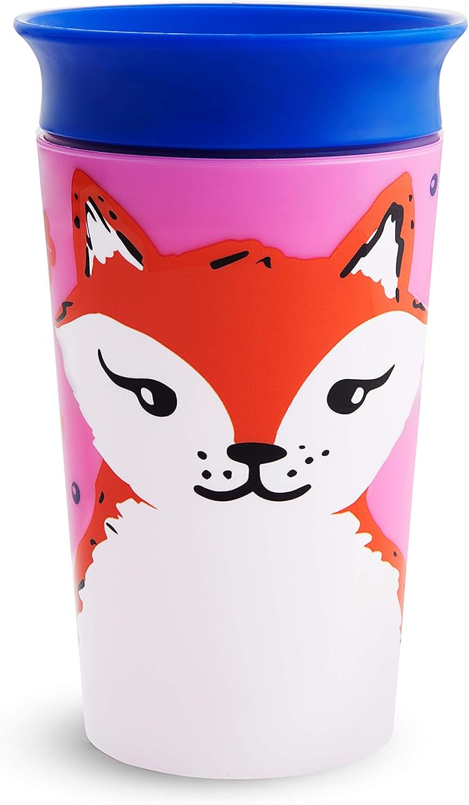 Munchkin Miracle 360 WildLove Sippy Cup, 9 oz / 266 ml, Fox
