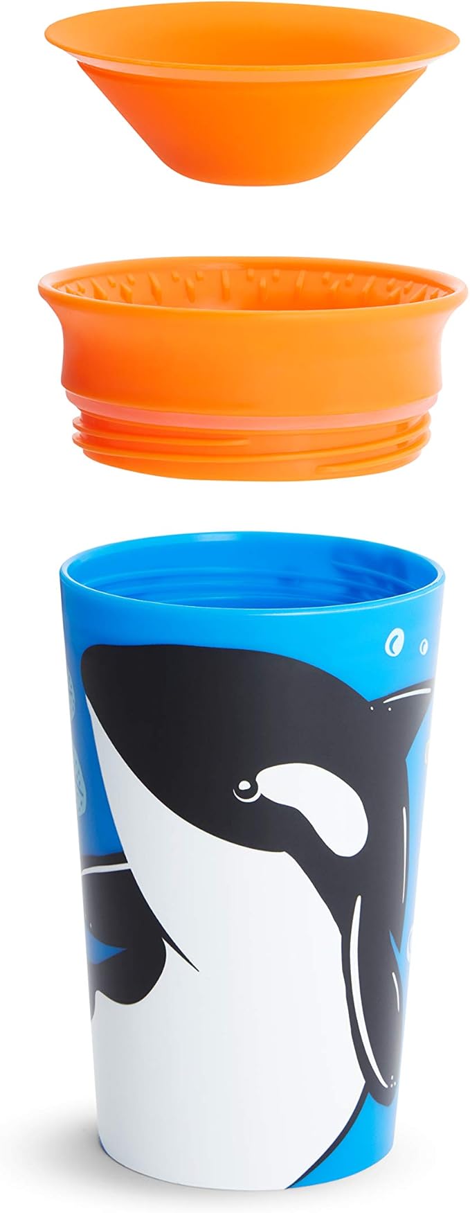 Munchkin Miracle 360 WildLove Sippy Cup, 9 Oz, Orca, 1 Pack