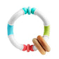 Munchkin® Sili Twisty™ - Flexible Teething Toy for Baby, Silicone and Wood, BPA Free, 3+ Months