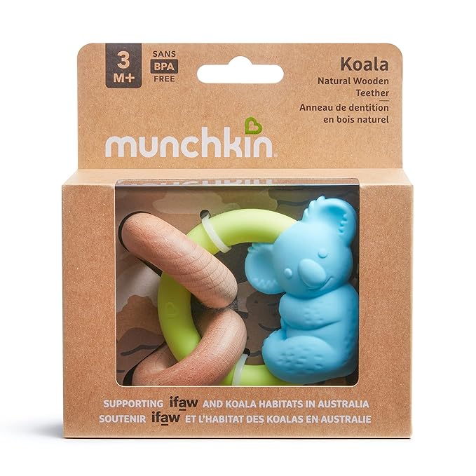 Munchkin® Wildlove Koala - Natural Wood Teether