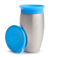 Munchkin Miracle 360 Cups, Stainless Steel Toddler Cup, BPA Free Baby & Toddler Sippy Cup, Non Spill Cup, Dishwasher Safe Baby Cup, Leakproof Childrens Cups, 12+ Months - 10oz/296ml - Adenzo Comfies