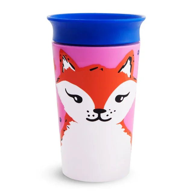 Munchkin Miracle 360 WildLove Sippy Cup, 9 oz / 266 ml, Fox - Adenzo Comfies