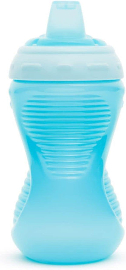 Munchkin 10 oz Sippy Cups, Mighty Grip Spill-Proof, for Children 9 Months and Up, Contoured Design, Soft Silicone Spout, Dishwasher and Freezer Safe