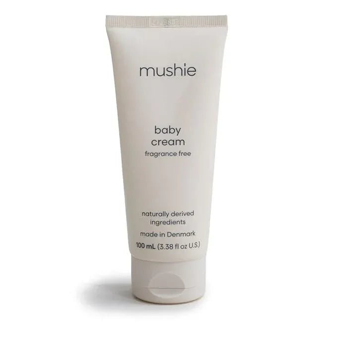 Mushie Baby Cream – Healing Ointment – Dry, Chaffed Skin, Diaper Rash & Minor Scratches – Certified COSMOS ORGANIC – Made in Denmark – 3.38 fl oz (100 mL) - Adenzo Comfies