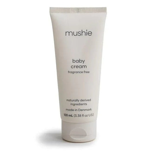Mushie Baby Cream – Healing Ointment – Dry, Chaffed Skin, Diaper Rash & Minor Scratches – Certified COSMOS ORGANIC – Made in Denmark – 3.38 fl oz (100 mL) - Adenzo Comfies