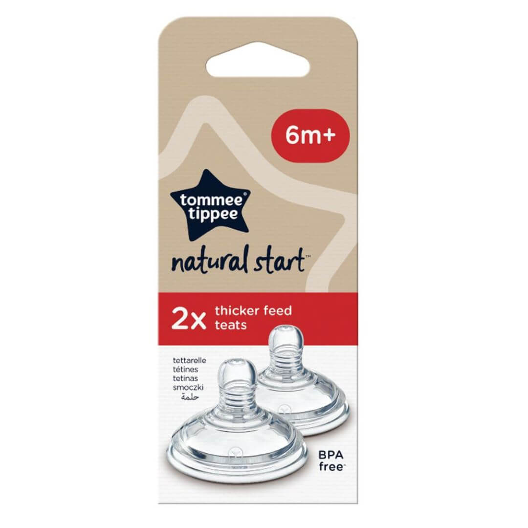 Tommee Tippee Natural Start Thick Feed Teats x 2.