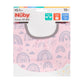 Nuby Coverall Baby Bibs 1 Pack – Waterproof Long Sleeve Weaning Bibs for Toddlers, Easy Velcro Fastening, Wipe Clean PEVA Feeding Bibs - Adenzo Comfies
