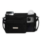 Neobreez FYRA Universal Baby Stroller Organizer, Baby Stroller Caddy Hanging Bag with Insulated Cup Holder, Bottle Holders, Phone Pocket, Fits For All Strollers, Pram Buggy Pushchair Organizer Bag-Black . - Adenzo Comfies
