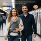 Neobreez ZAVII 2-in-1 Baby Carrier for Newborns To Toddler,Head Support,Extra Soft&Ergonomic,Detachable Privacy Hood&Saliva Cotton Bib,Lightweight Easily Adjustable Hip Infant Carrier,7-26lbs,3-12kg. - Adenzo Comfies