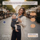 Neobreez ZAVII 2-in-1 Baby Carrier for Newborns To Toddler,Head Support,Extra Soft&Ergonomic,Detachable Privacy Hood&Saliva Cotton Bib,Lightweight Easily Adjustable Hip Infant Carrier,7-26lbs,3-12kg. - Adenzo Comfies