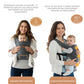 Neobreez ZAVII 2-in-1 Baby Carrier for Newborns To Toddler,Head Support,Extra Soft&Ergonomic,Detachable Privacy Hood&Saliva Cotton Bib,Lightweight Easily Adjustable Hip Infant Carrier,7-26lbs,3-12kg. - Adenzo Comfies