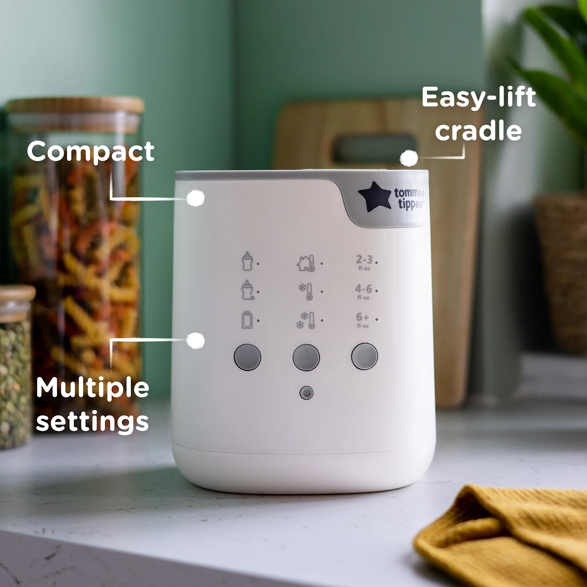 Tommee Tippee Electric Bottle Warmer - All - in - One Advanced Multi - Warm Food Warmer - Adenzo Comfies