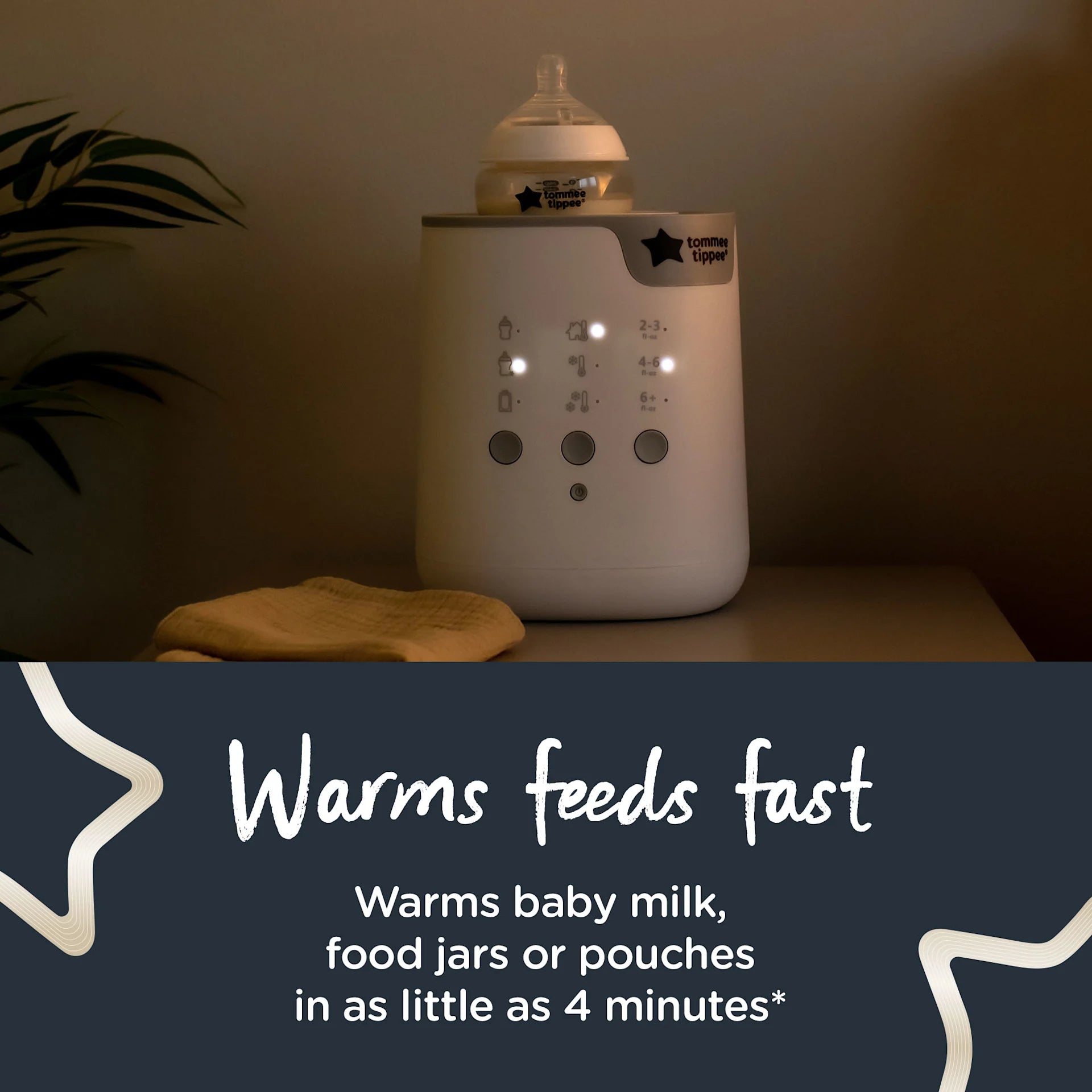 Tommee Tippee Electric Bottle Warmer - All - in - One Advanced Multi - Warm Food Warmer - Adenzo Comfies