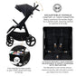 Neobreez TETRA Ultra - Compact Lightweight Travel All - Terrain Toddler Baby Stroller,Baby Trolley Pushchair Buggy W/Cup Holder,Waterproof UPF 50+ Canopy,0 - 4yrs, 22kg - Adenzo Comfies