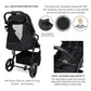 Neobreez TETRA Ultra - Compact Lightweight Travel All - Terrain Toddler Baby Stroller,Baby Trolley Pushchair Buggy W/Cup Holder,Waterproof UPF 50+ Canopy,0 - 4yrs, 22kg - Adenzo Comfies
