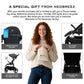 Neobreez TETRA Compact All-Terrain Baby Toddler Stroller, Pushchair Buggy,One Hand Fold Deep&Wide Seat,UV&Waterproof Canopy, Bag,Phone&Cup Holder&Toy Strap,LED lights,0-4yrs,22kg.
