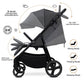 Neobreez TETRA Compact All-Terrain Baby Toddler Stroller, Pushchair Buggy,One Hand Fold Deep&Wide Seat,UV&Waterproof Canopy, Bag,Phone&Cup Holder&Toy Strap,LED lights,0-4yrs,22kg.