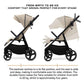 Neobreez TETRA Compact All-Terrain Baby Toddler Stroller, Pushchair Buggy,One Hand Fold Deep&Wide Seat,UV&Waterproof Canopy, Bag,Phone&Cup Holder&Toy Strap,LED lights,0-4yrs,22kg.